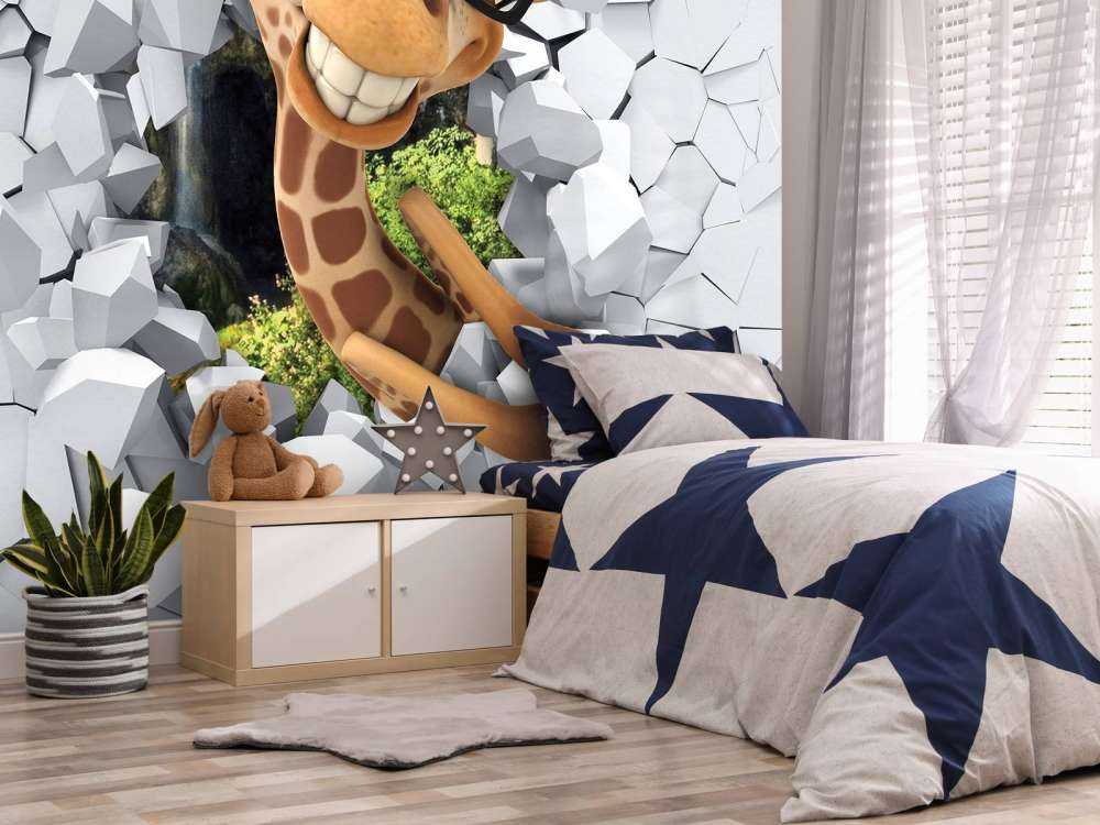 Lustige Giraffe