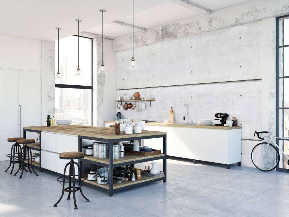 Horizontaler Beton