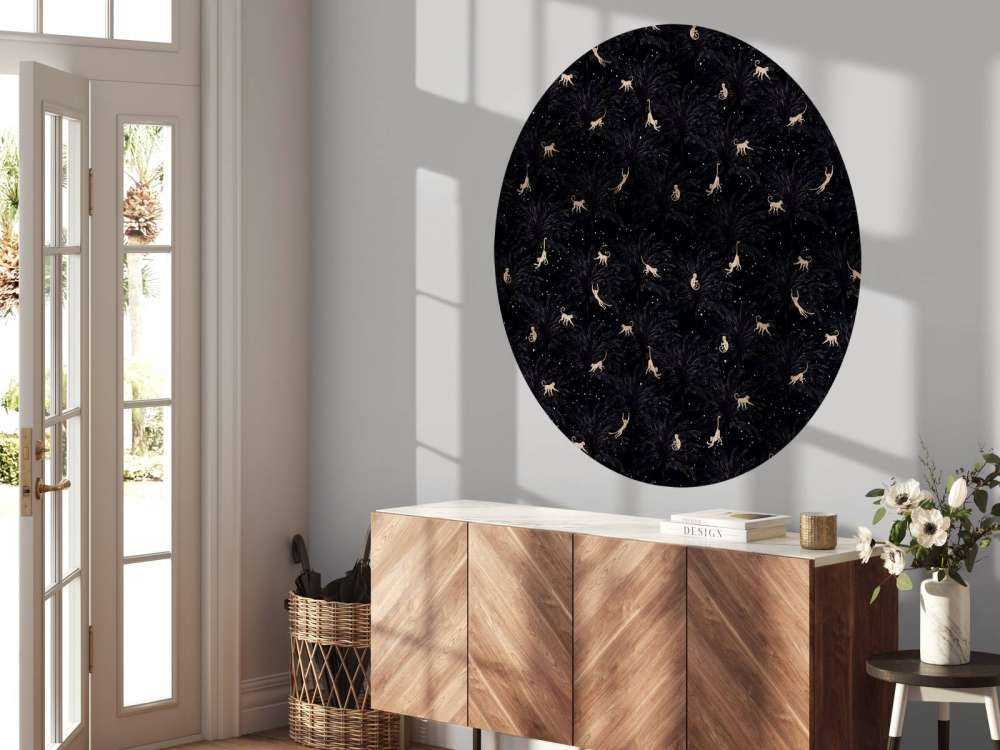 Tropische Affen - schwarz