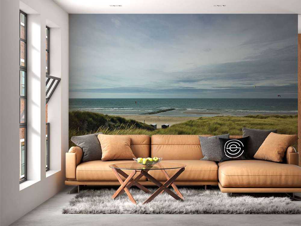 Strand von den Dünen aus