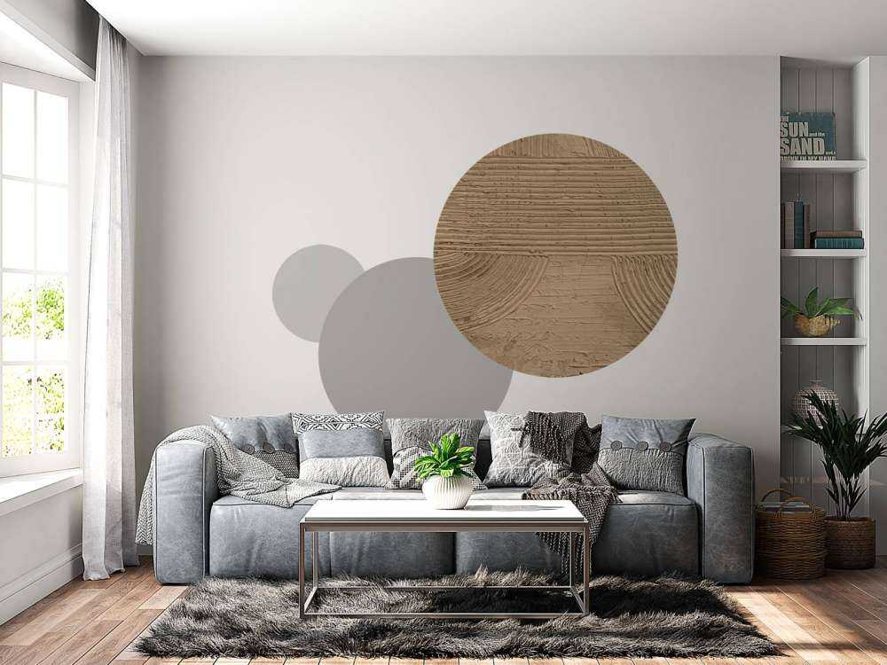 Linien und Strukturen in Goldbraun