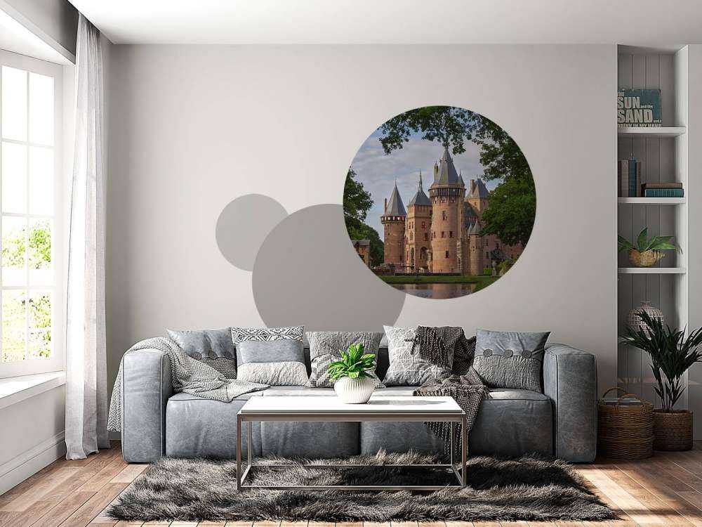 Schloss de Haar vom Garten aus