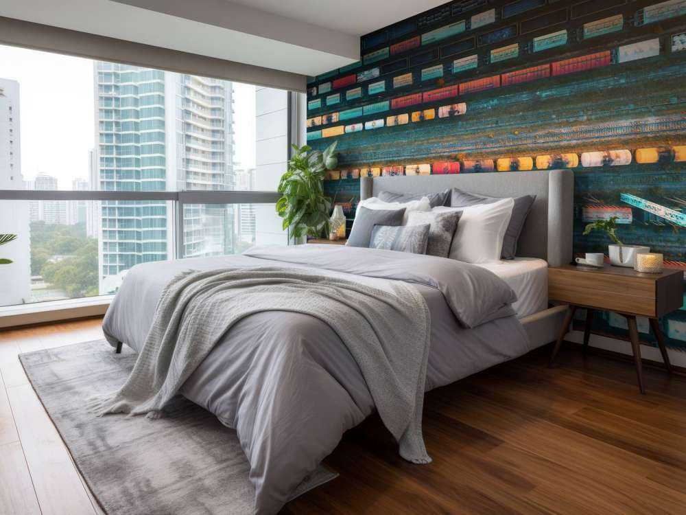 Drohnenansicht Güterwagen