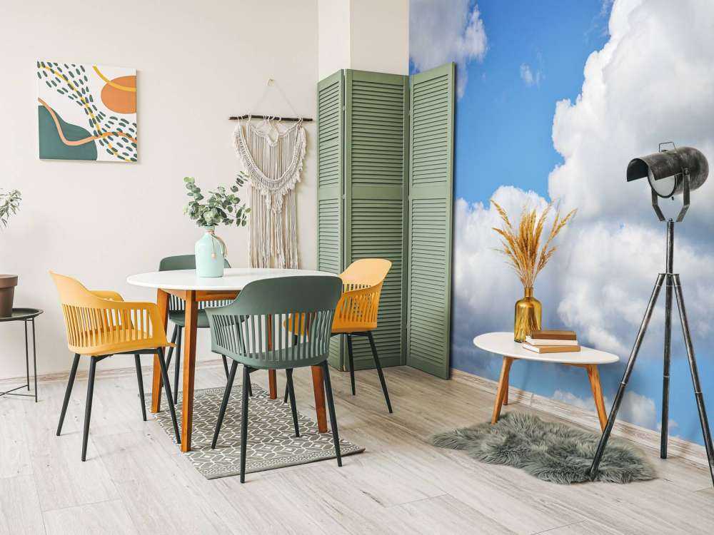 Schöne Wolken am Himmel