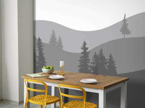 Landschaft Grau