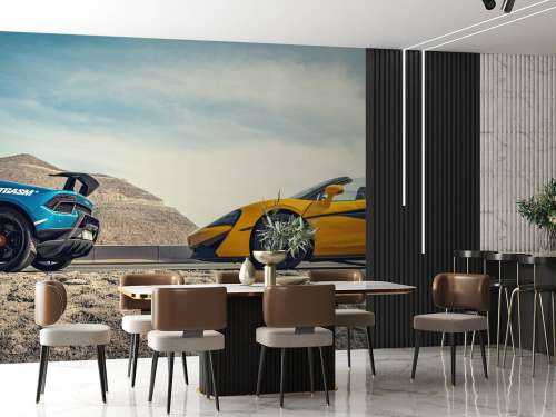 Duell zwischen Supersportwagen