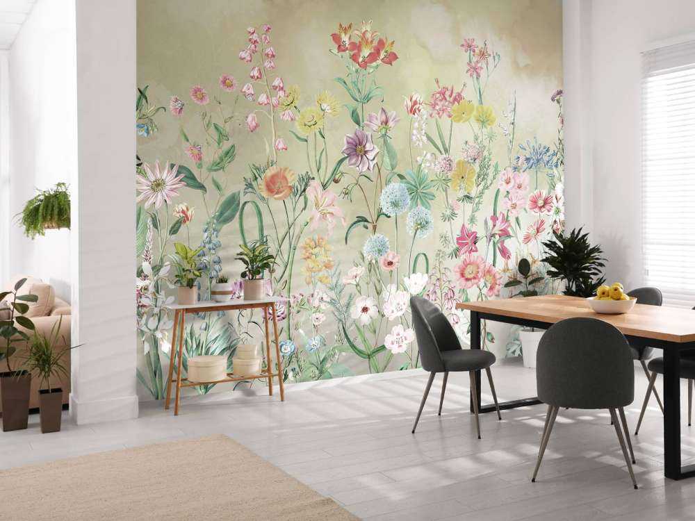 Pastell-Wildblumen-Symphonie