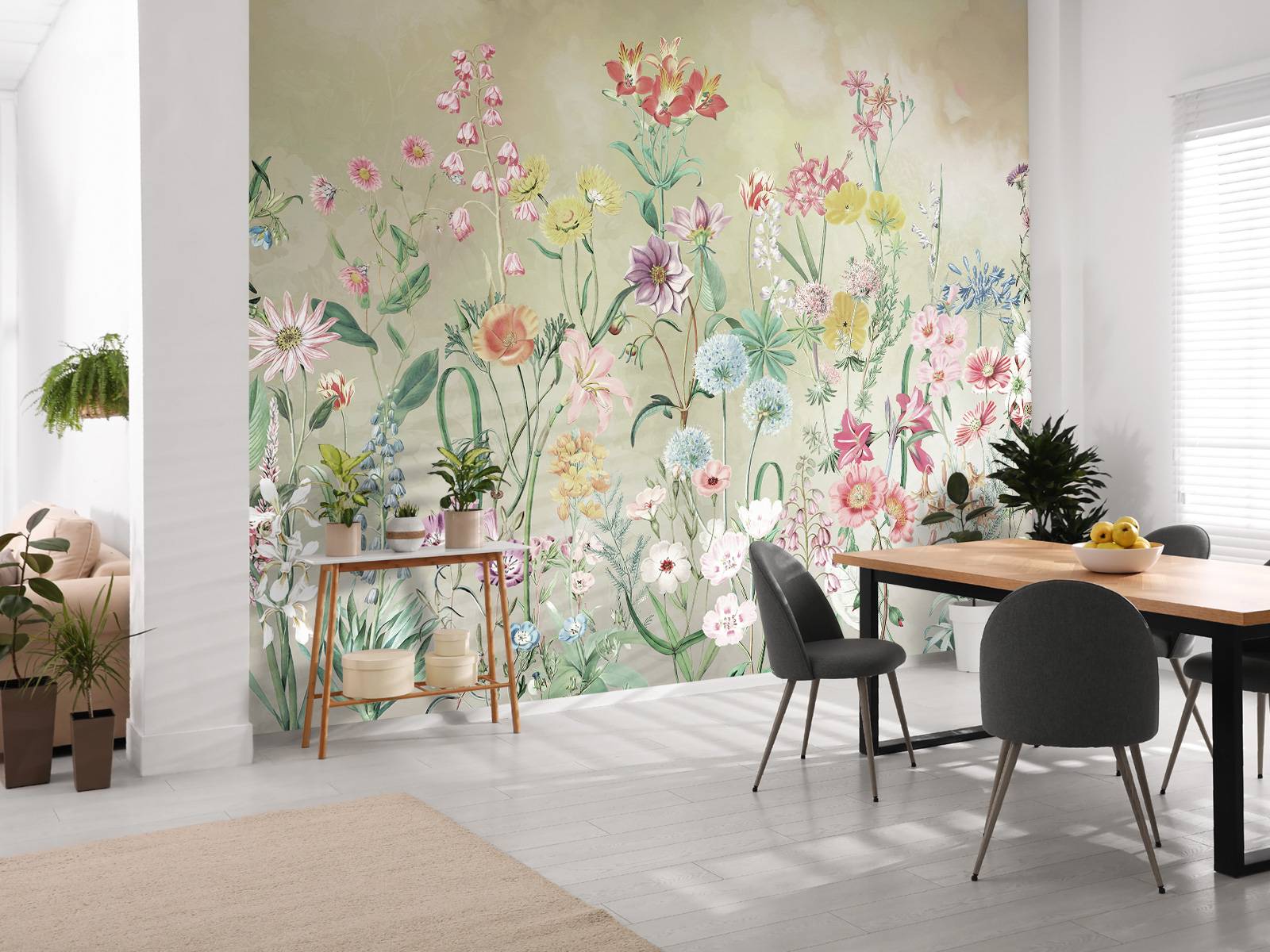 Pastell-Wildblumen-Symphonie
