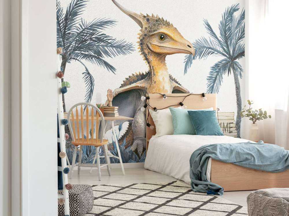 Baby-Pteranodon im blauen Dschungel