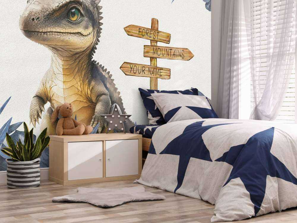 Baby-Spinosaurus im blauen Dschungel