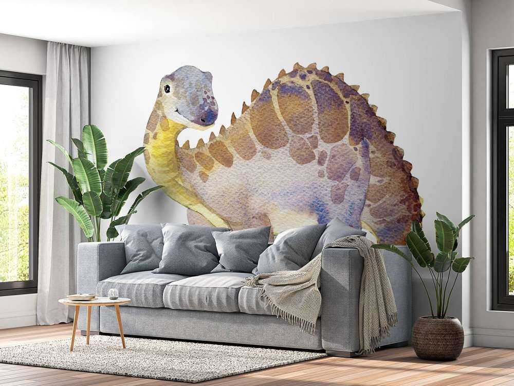 Dinosaurier aus Aquarellfarbe