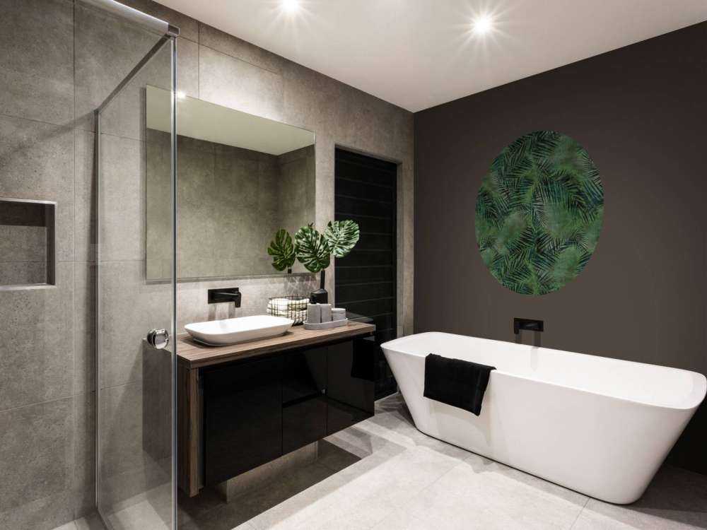 Grüne tropische Blätter