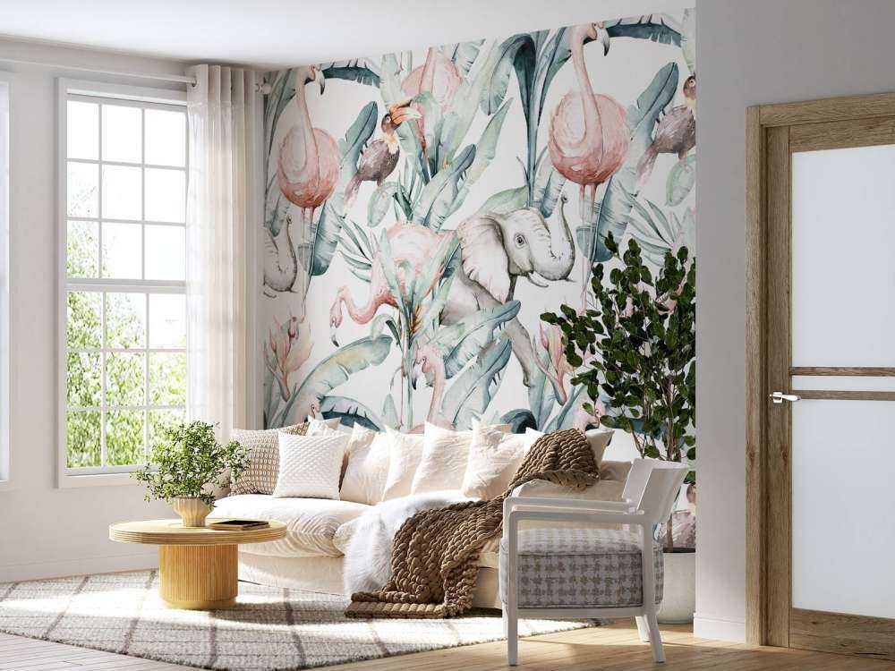 Tiere zwischen Blättern