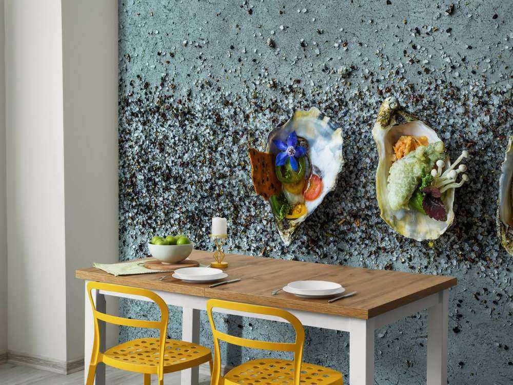 Mit Austern amüsieren