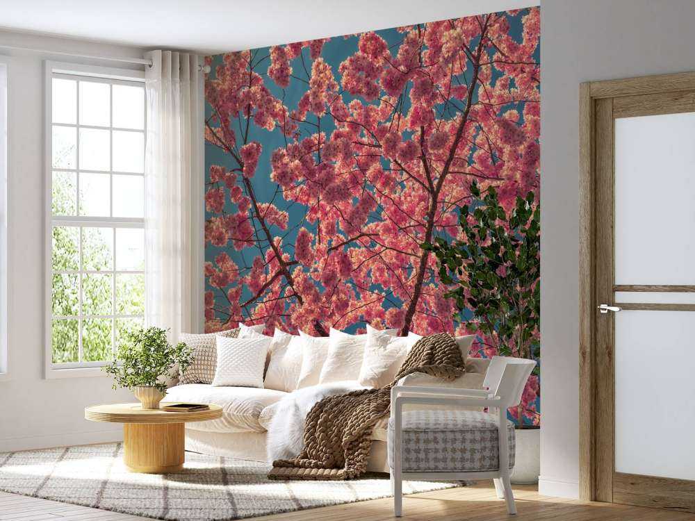 Leuchtend rosa Blüten