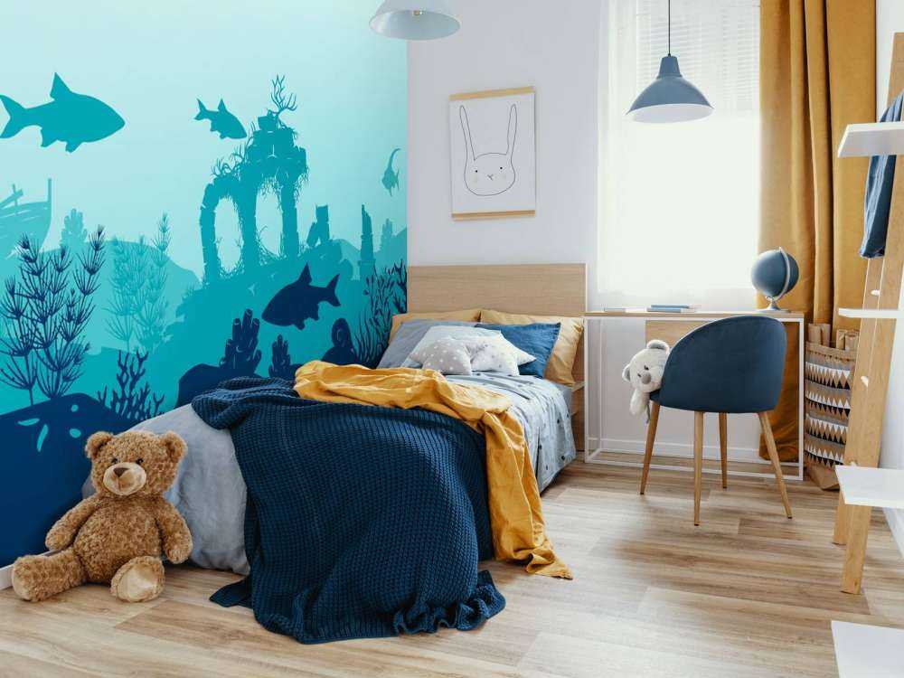 Unterwasser-Silhouetten