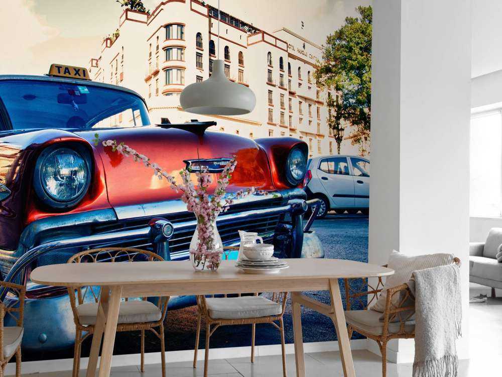 Roter Oldtimer