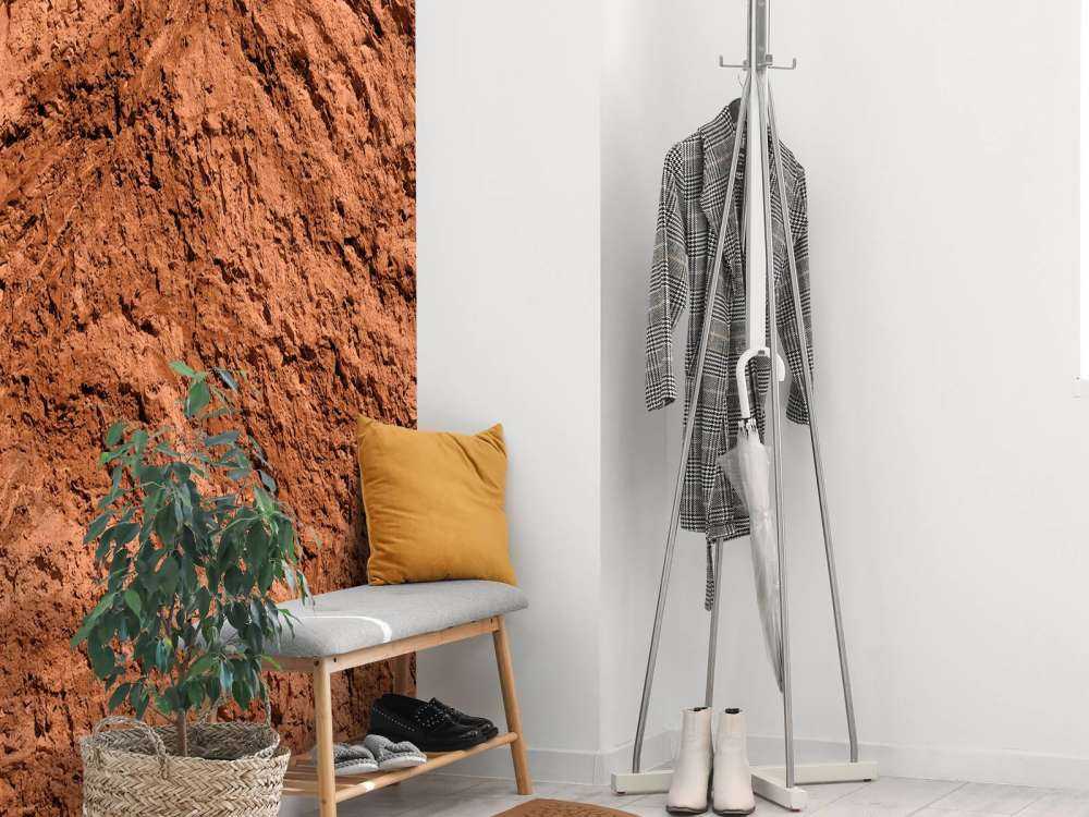 Grobe Terrakotta Struktur