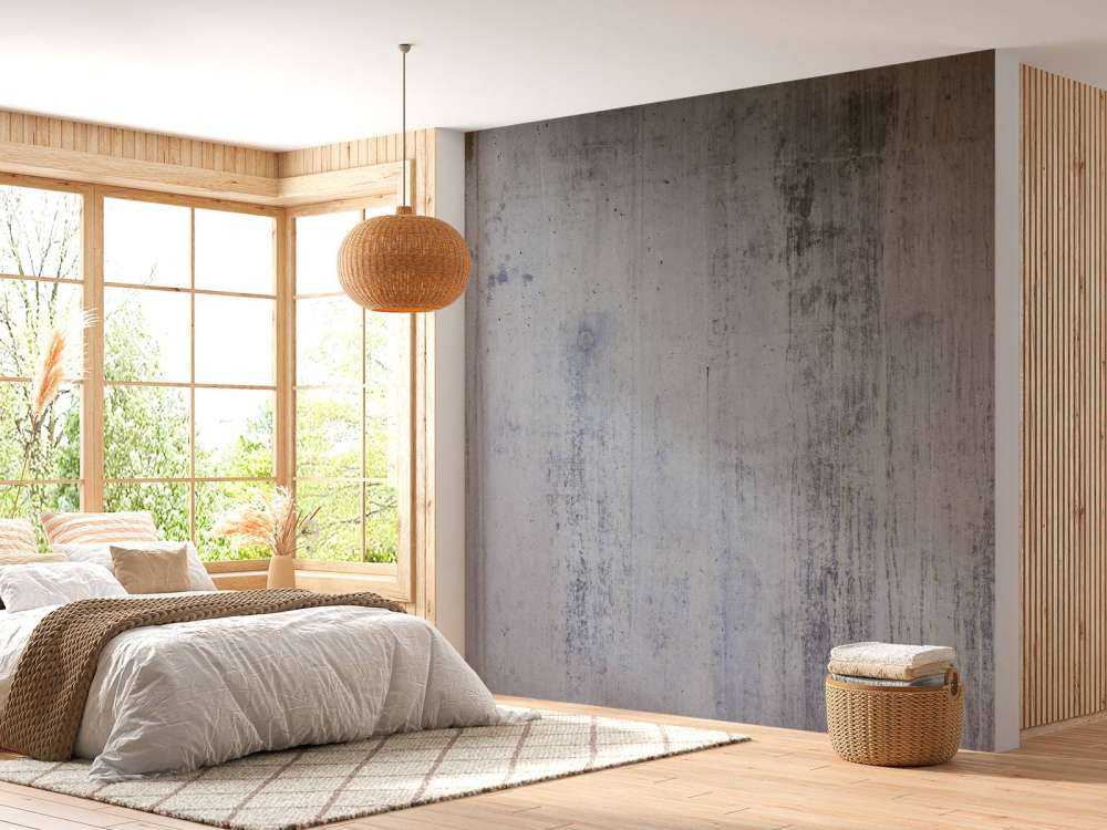 Beton mit Linien