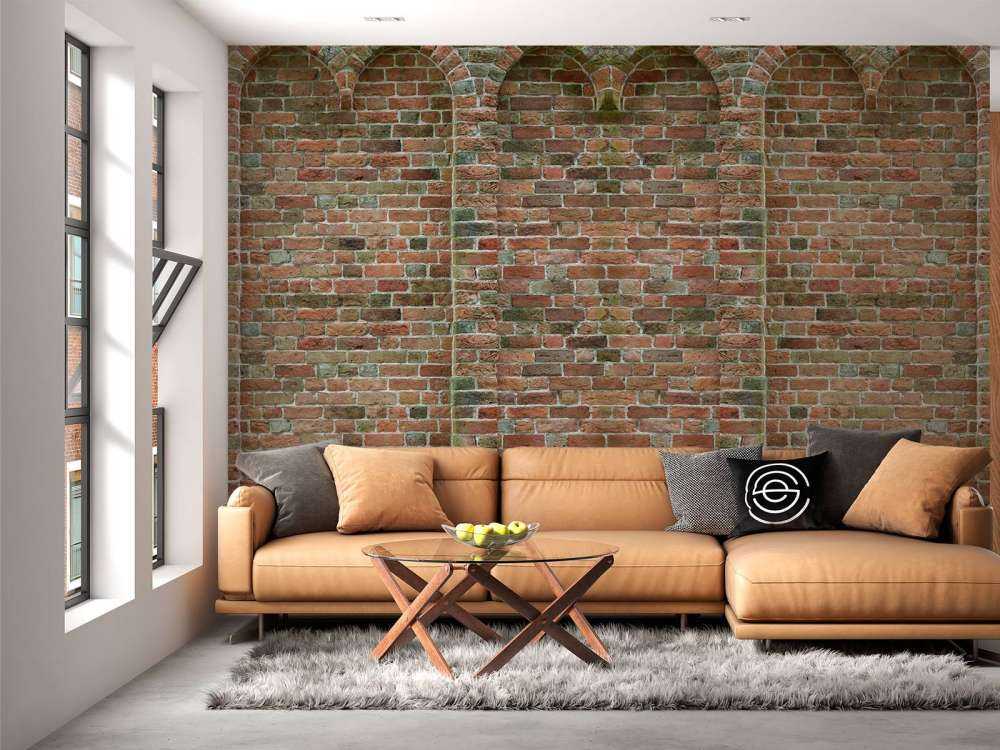 Alte Mauer mit Bögen