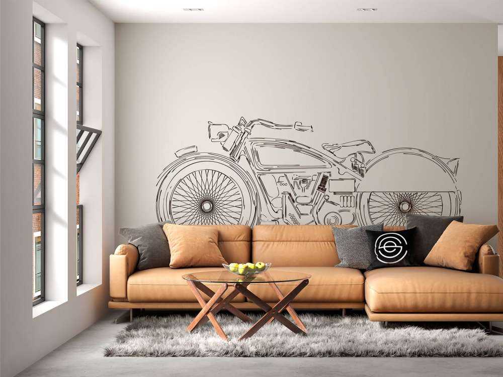 Signierter Oldtimer-Motor