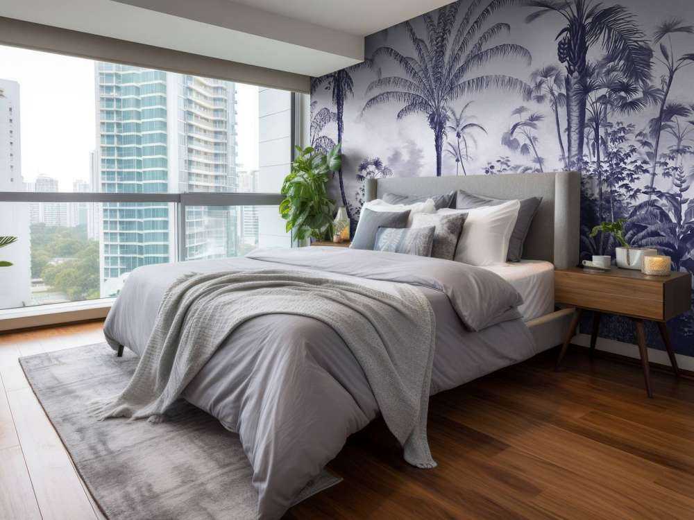 Romantische Tropen Lila