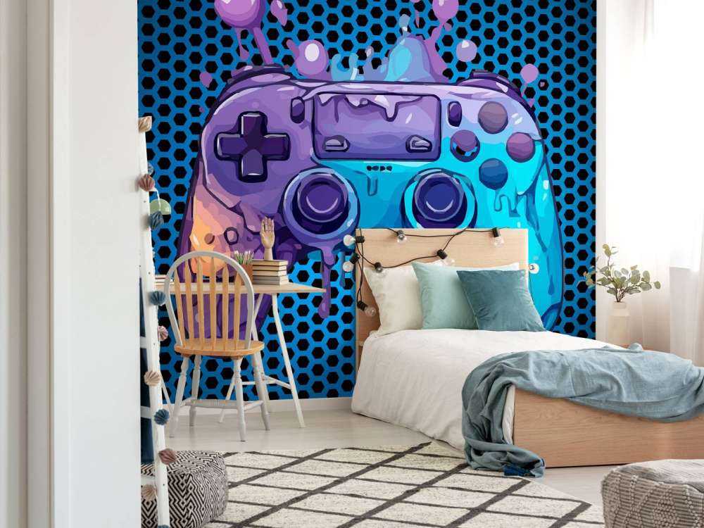 Schmelzender Gamer-Controller