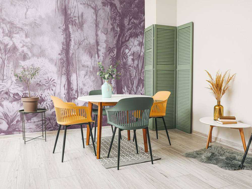 Tropischer Wald - pink