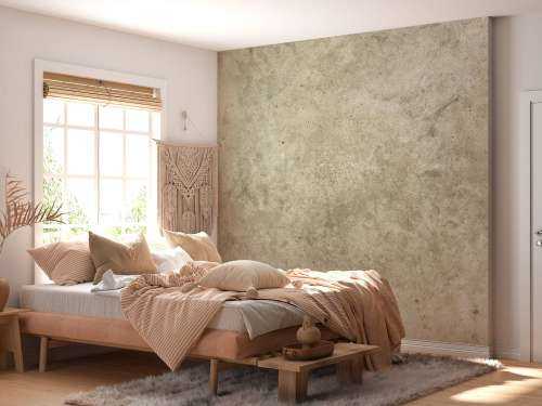 Hellgrauer polierter Beton