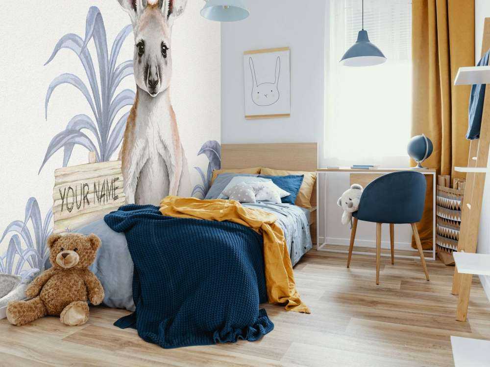 Dschungel-Baby Känguru blau