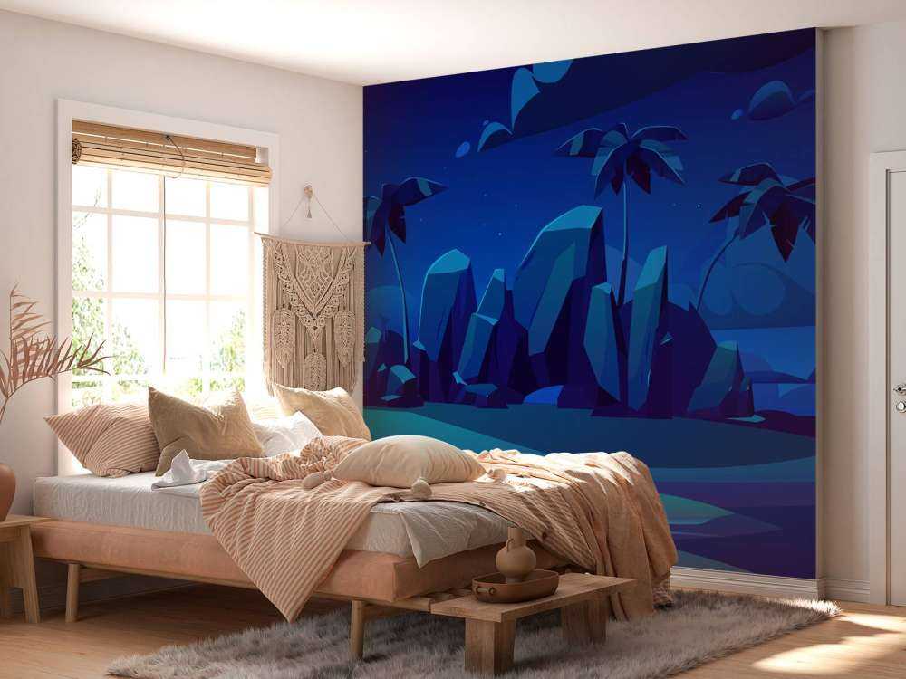 Insel bei Nacht
