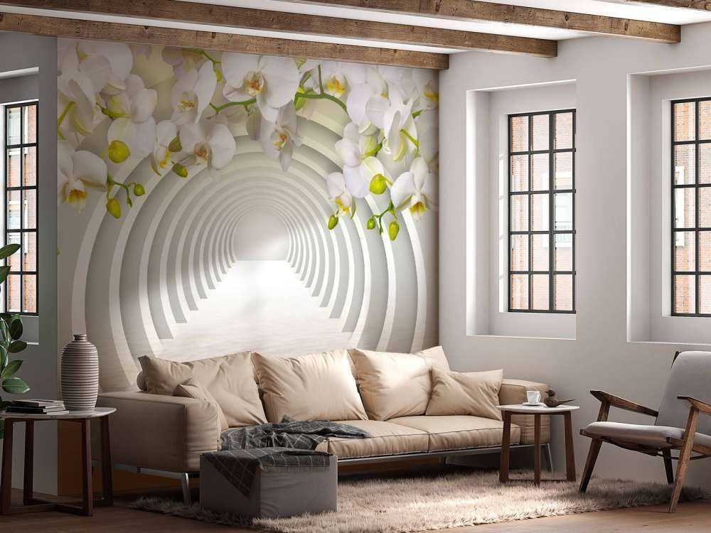 Tunnel mit Orchideen