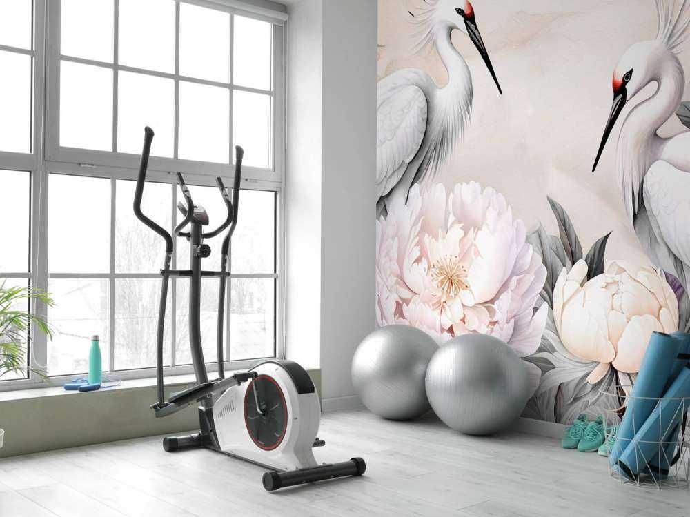 Störche Romantik Pink