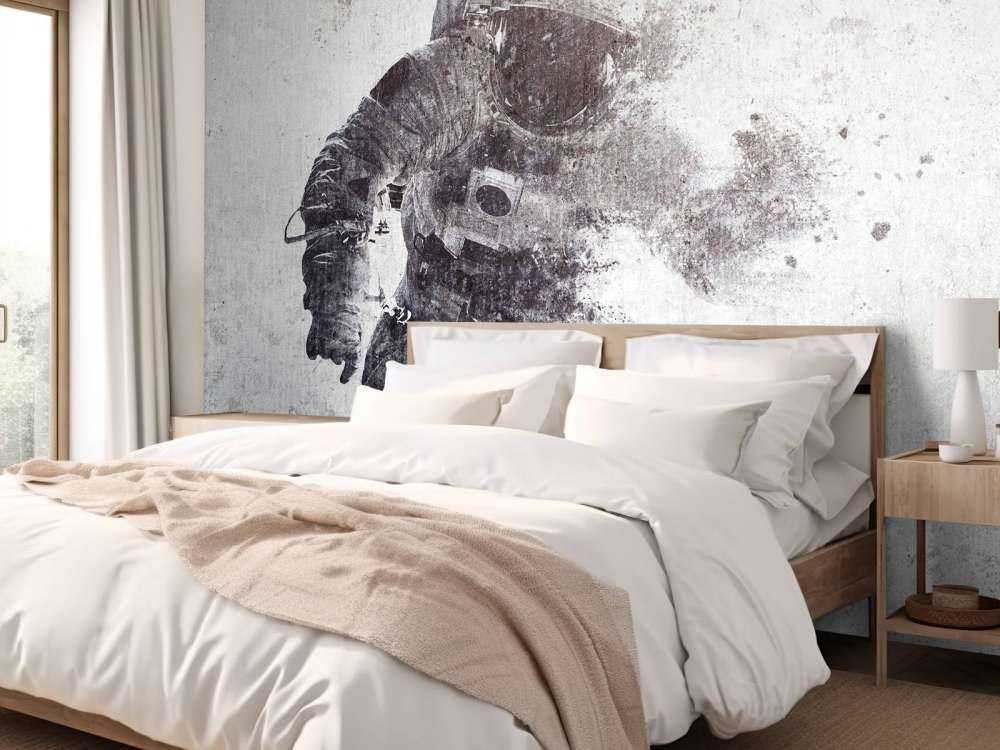 Schwebender Astronaut