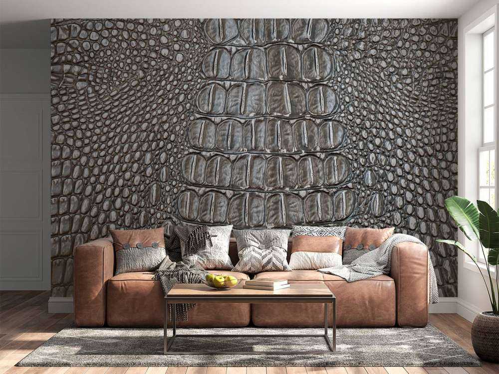 Textur Krokodilleder