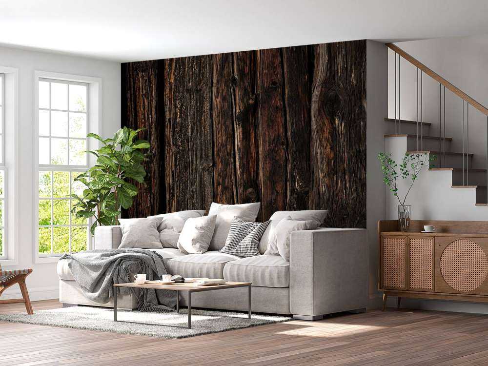 Dunkles altes Holz
