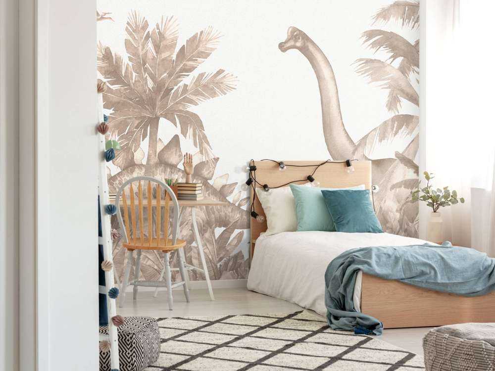 Dinosaurier in Taupe