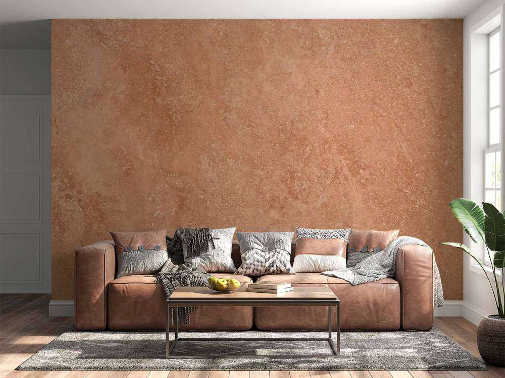 Terrakottafarbener Marmor