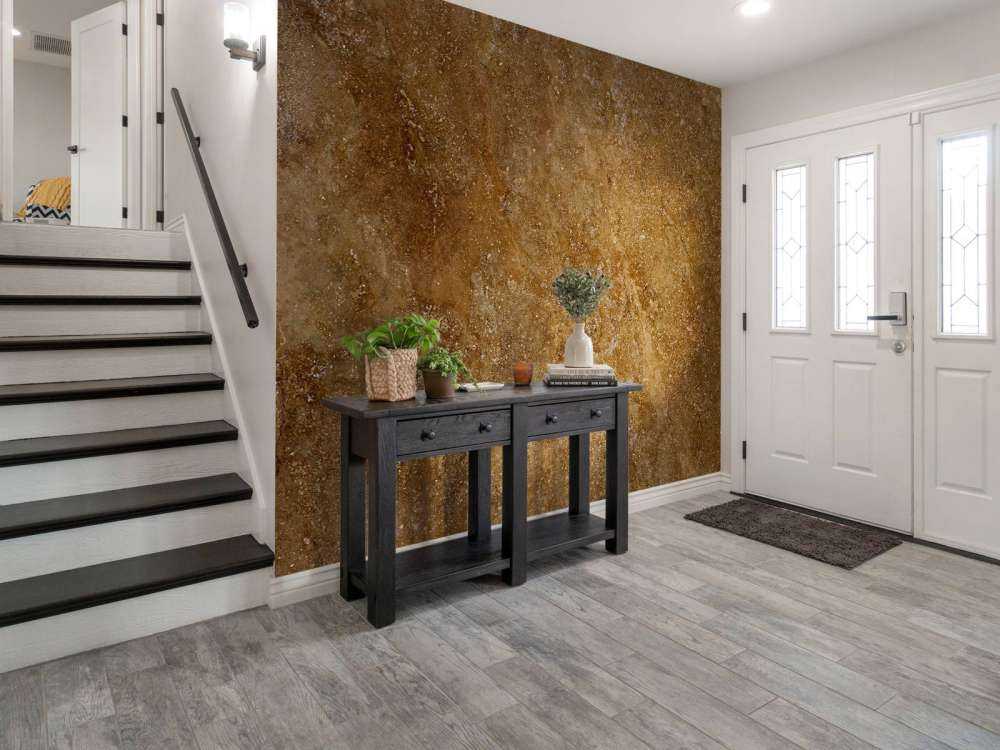 Marmor mit Goldton