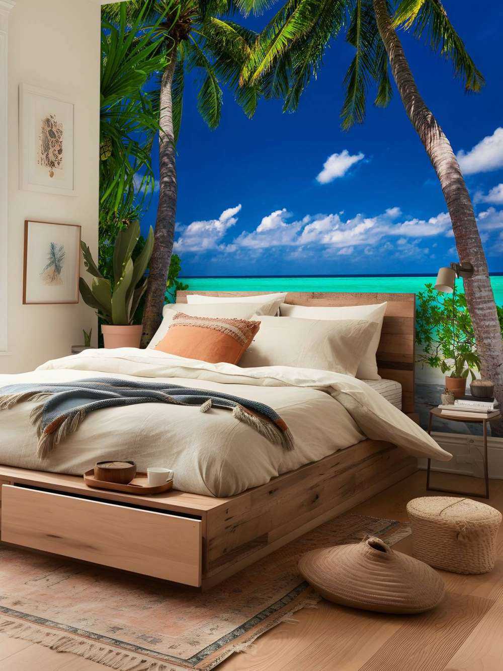 Palmen auf einer Insel