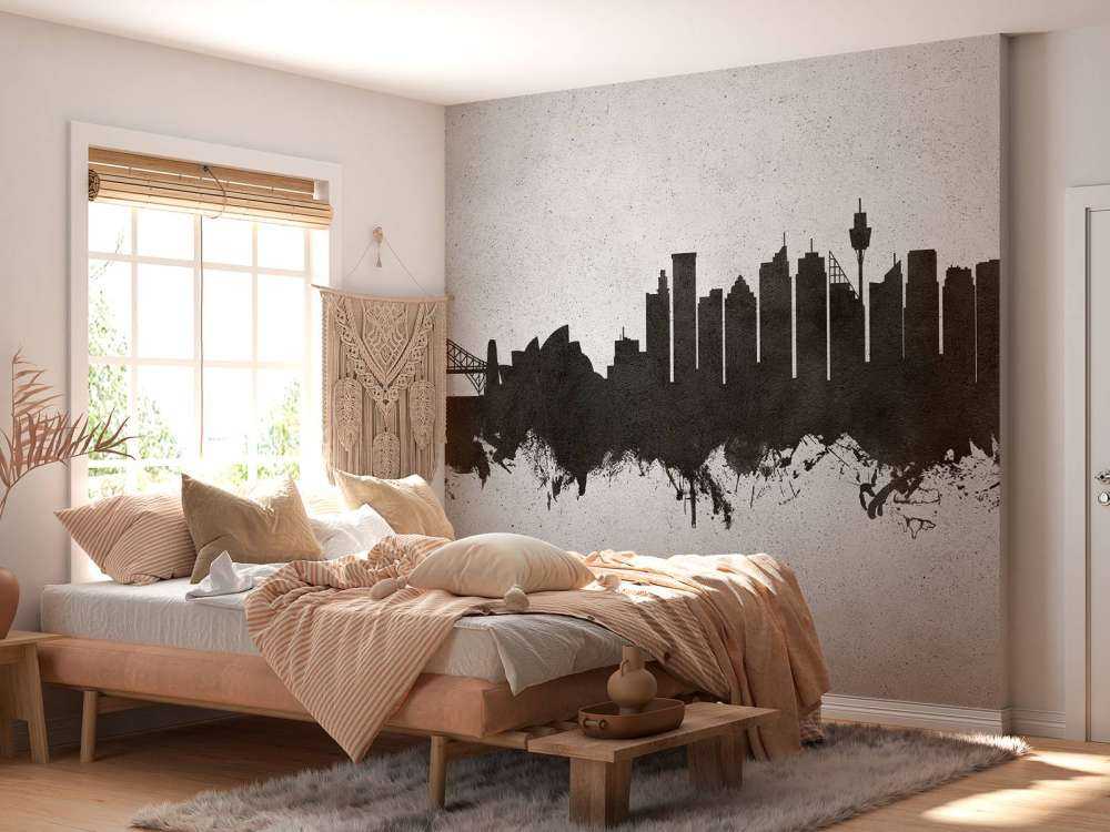 Aquarell-Skyline, Sydney