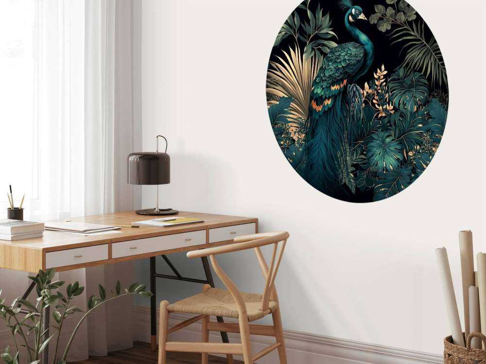 Nächtliche Schönheit des Pfauens