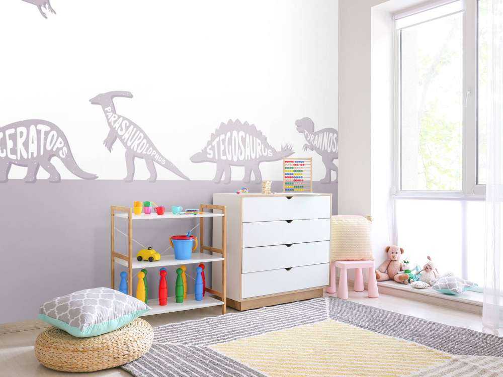 Dinos mit Text in rosa