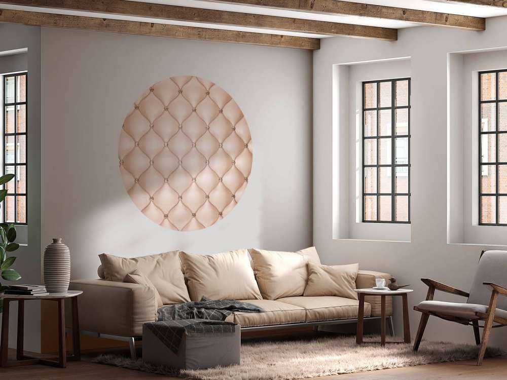 Schicke rosa collagierte Wand