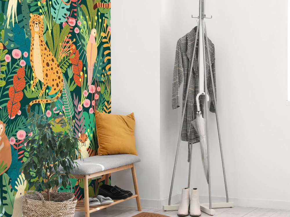 Bunte Tiere Muster