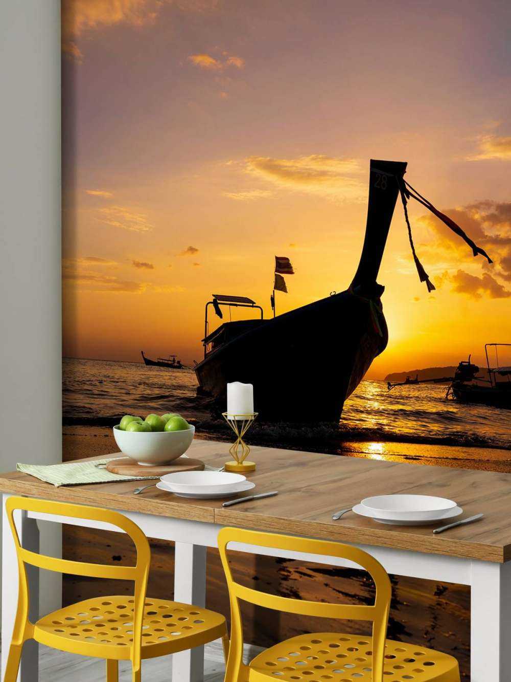 Traditionelles Longtailboot