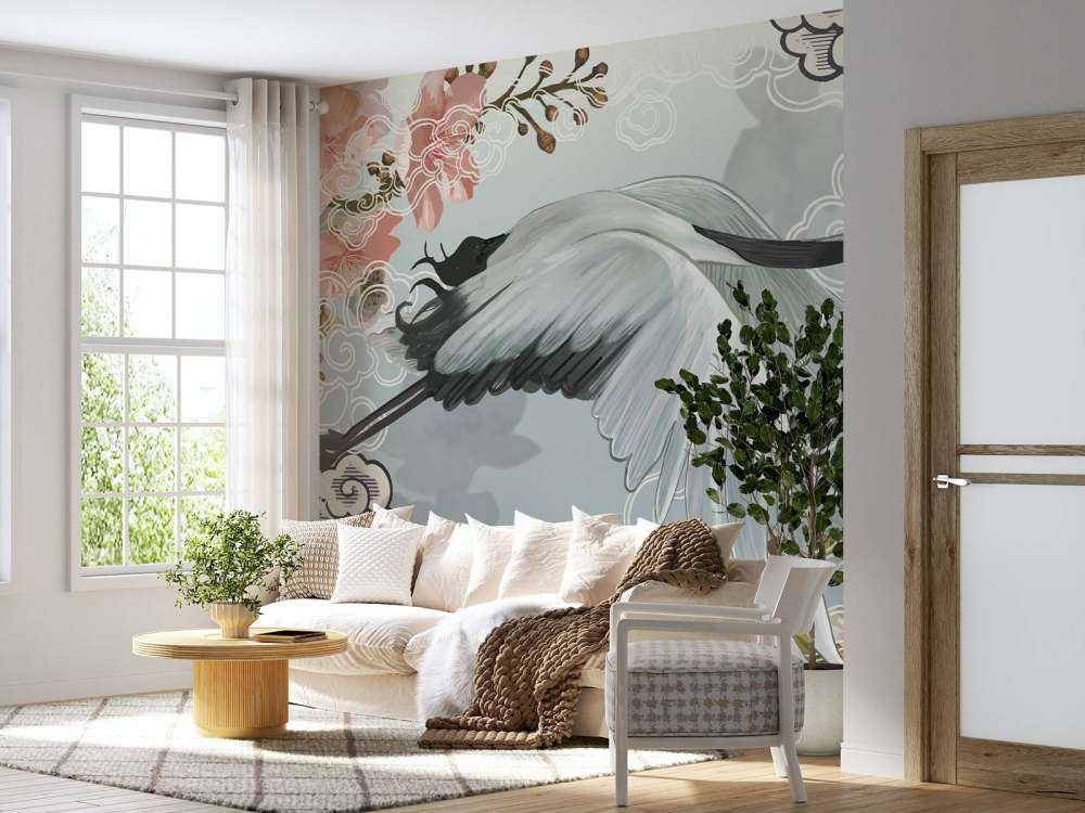Eleganter Kranich