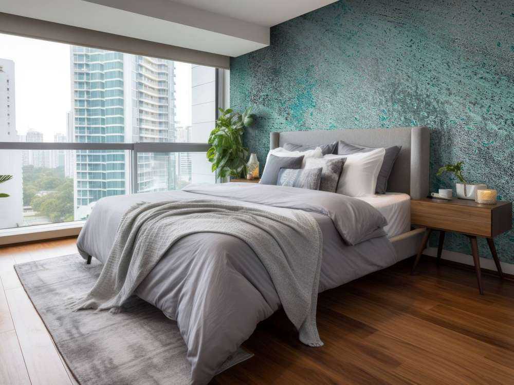 Grüne abstrakte Kunst