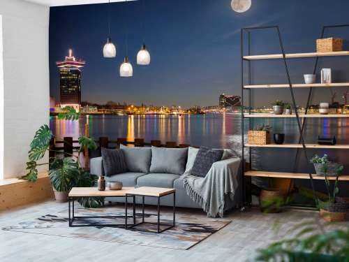 Super-Mond in Amsterdam