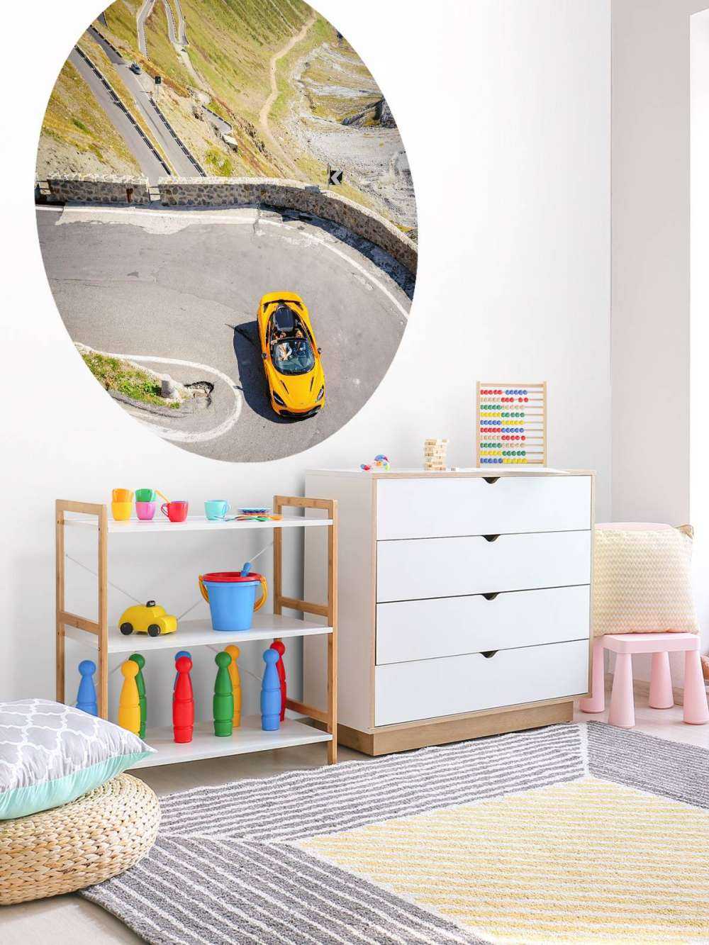 McLaren auf dem Stelviopass - Farbe